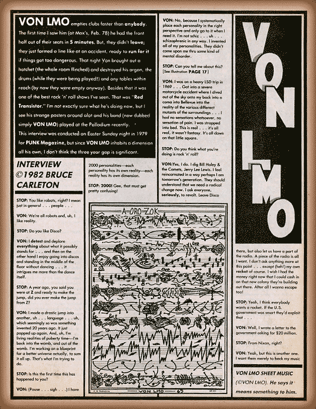 Stop! #1 Von Lmo Interview page 1