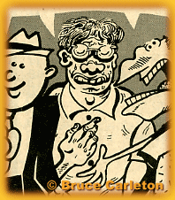 Stop #6 cover; Bruce Carleton self-portrait