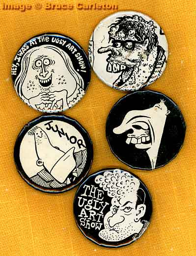 Ugly Art Show buttons